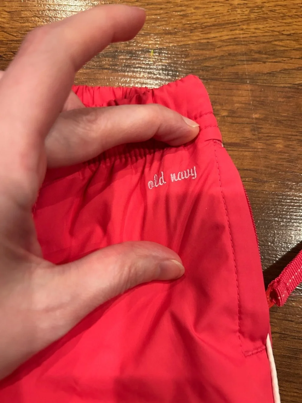 Y2K Vintage Old Navy Fleece Lined Pants Baby 3-6 Months Pink Zipper Pockets